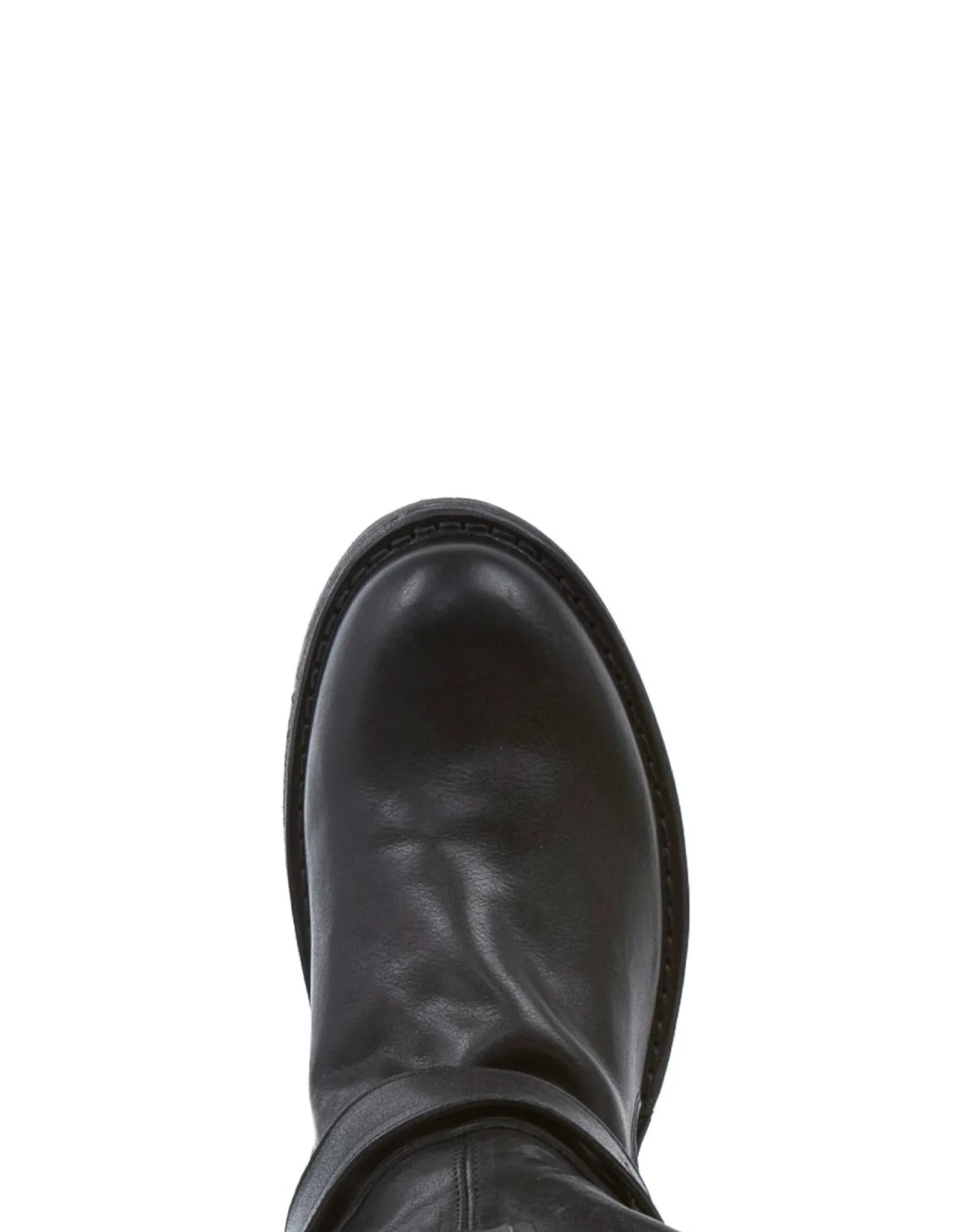7040 Black Leather Boots