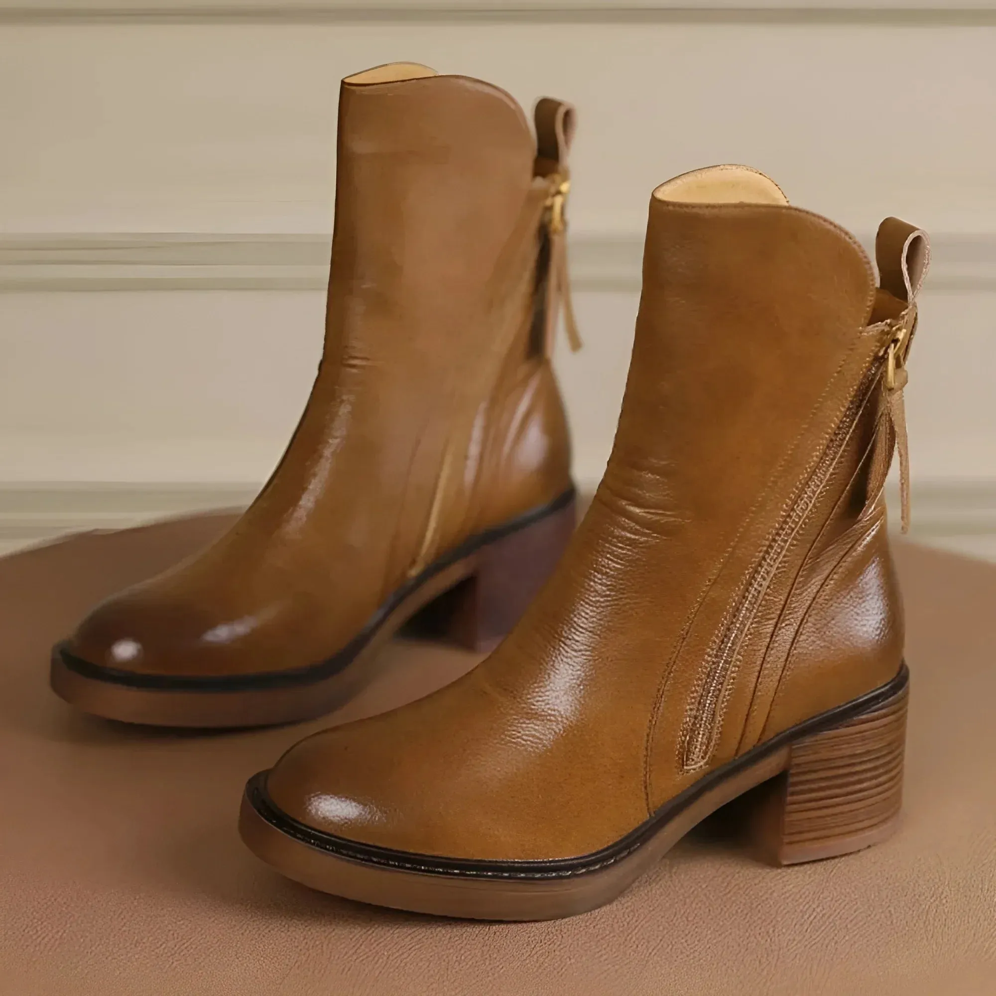 Anna – Bottines en cuir