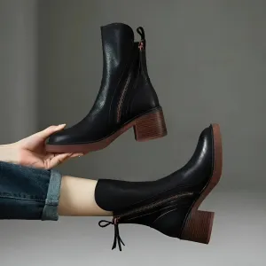 Anna – Bottines en cuir