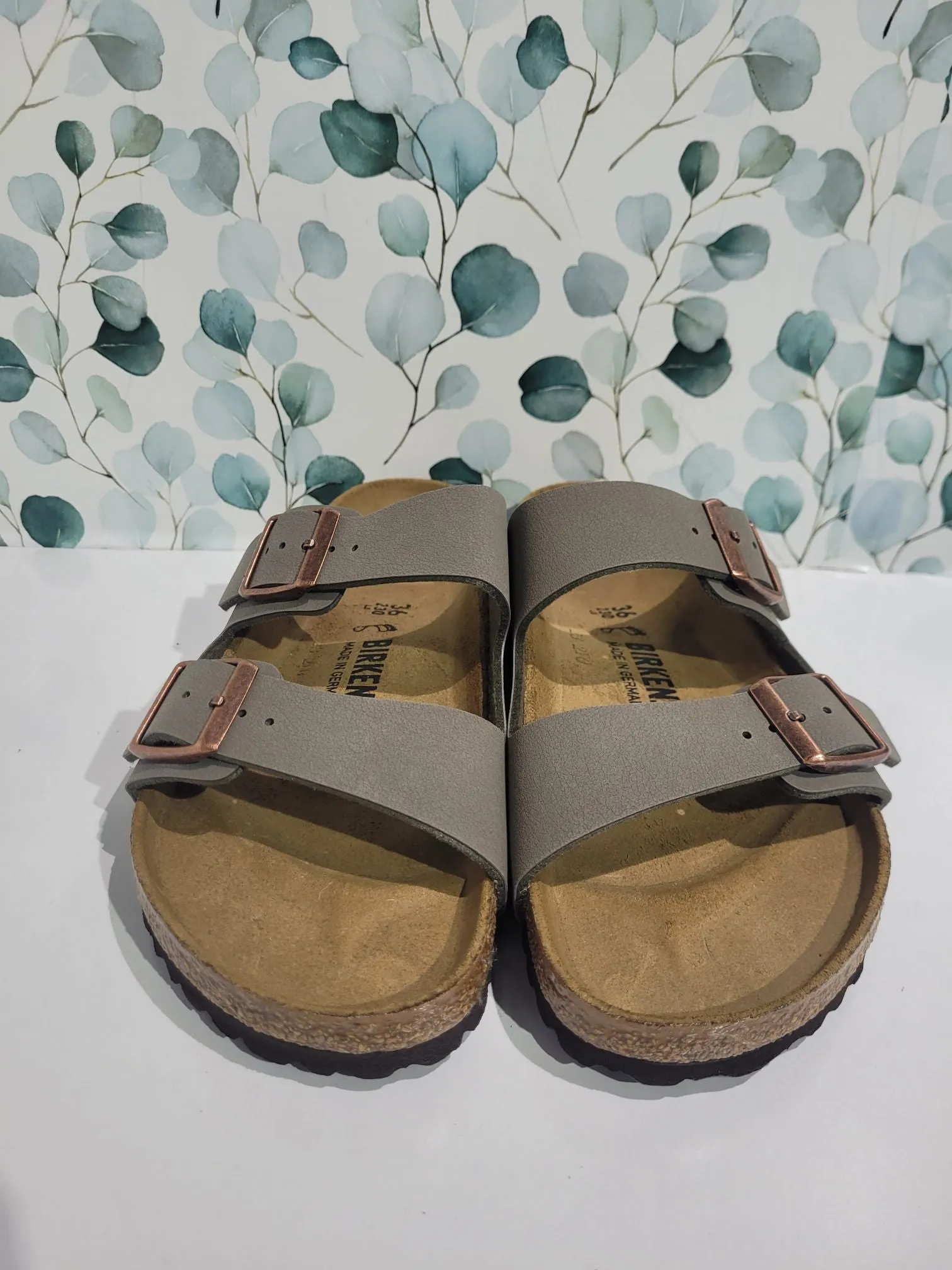 Arizona Stone BirkiBuc by Birkenstock