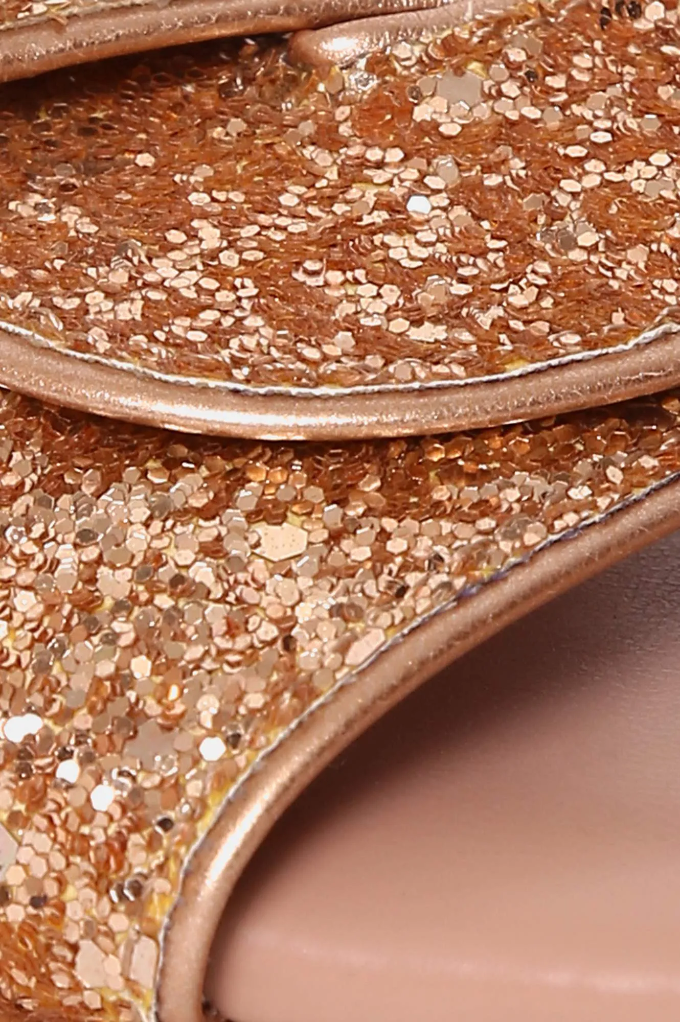 AURELIA ROSE GOLD Square Toe Flat-ZMAE