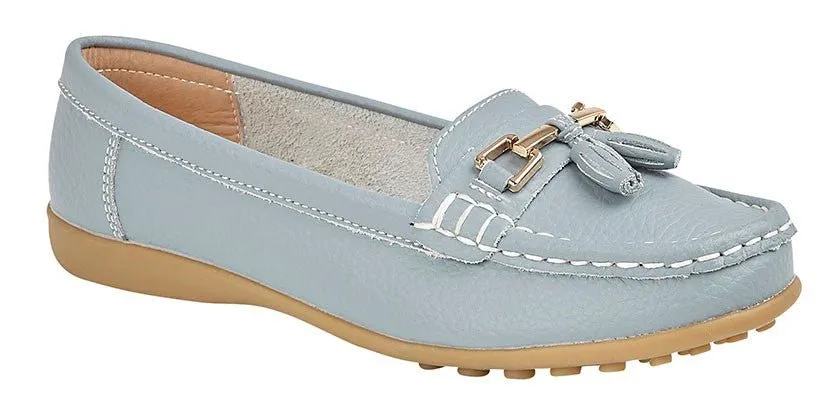 Boulevard L748C Womens Tassle Loafer