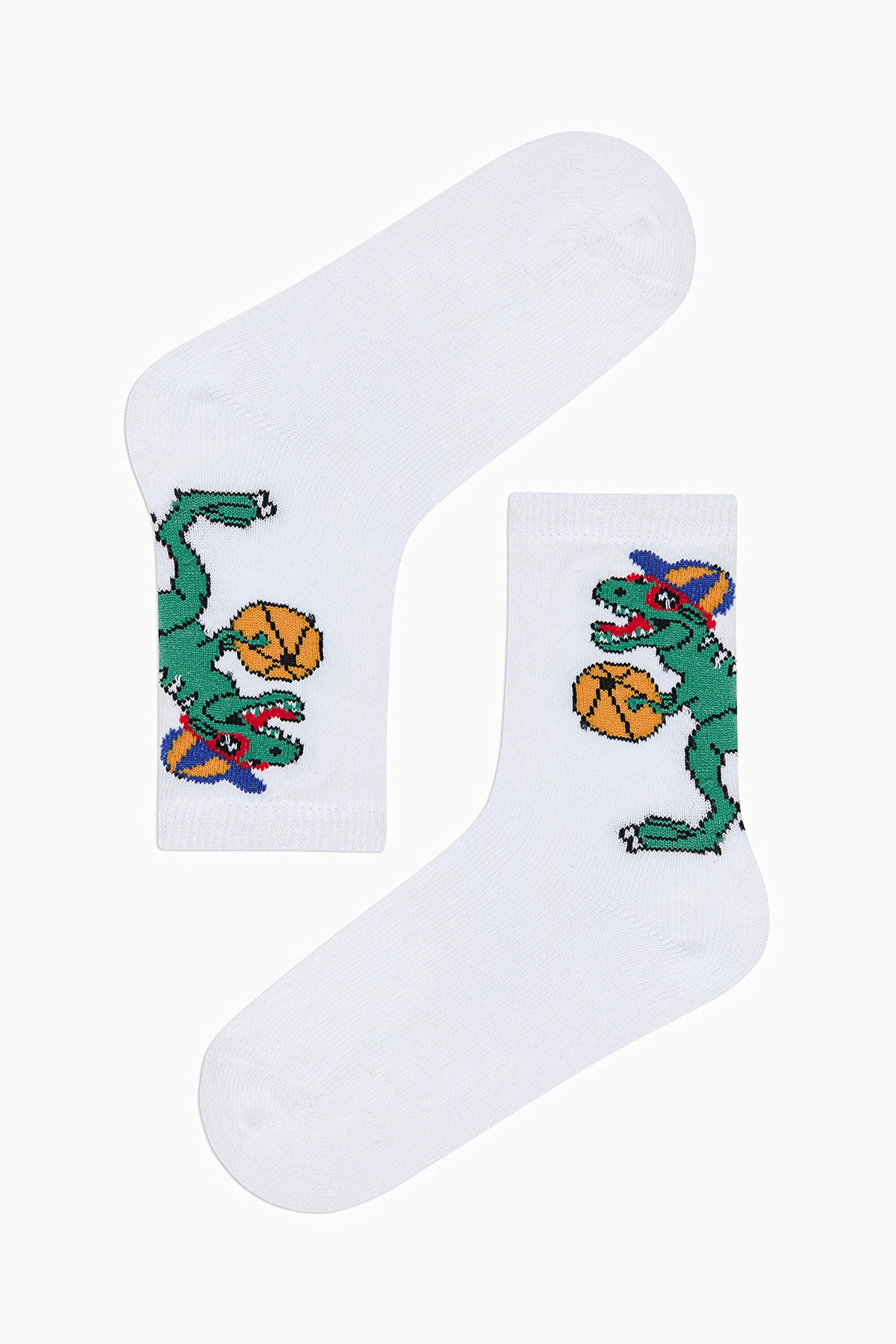 Boys Basket Dino 3-Pack Socks