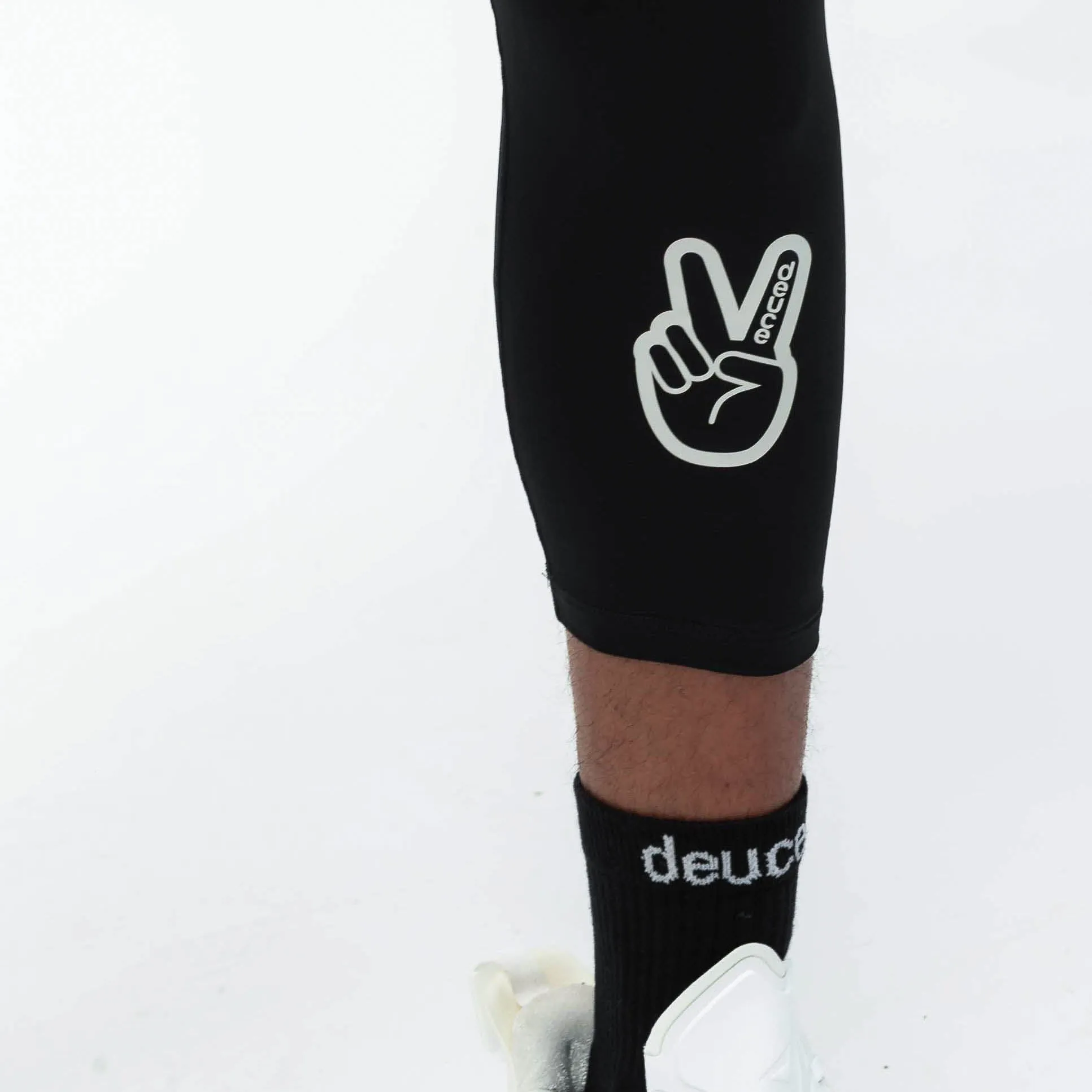 DEUCE ONE LEGGED TIGHTS | Black