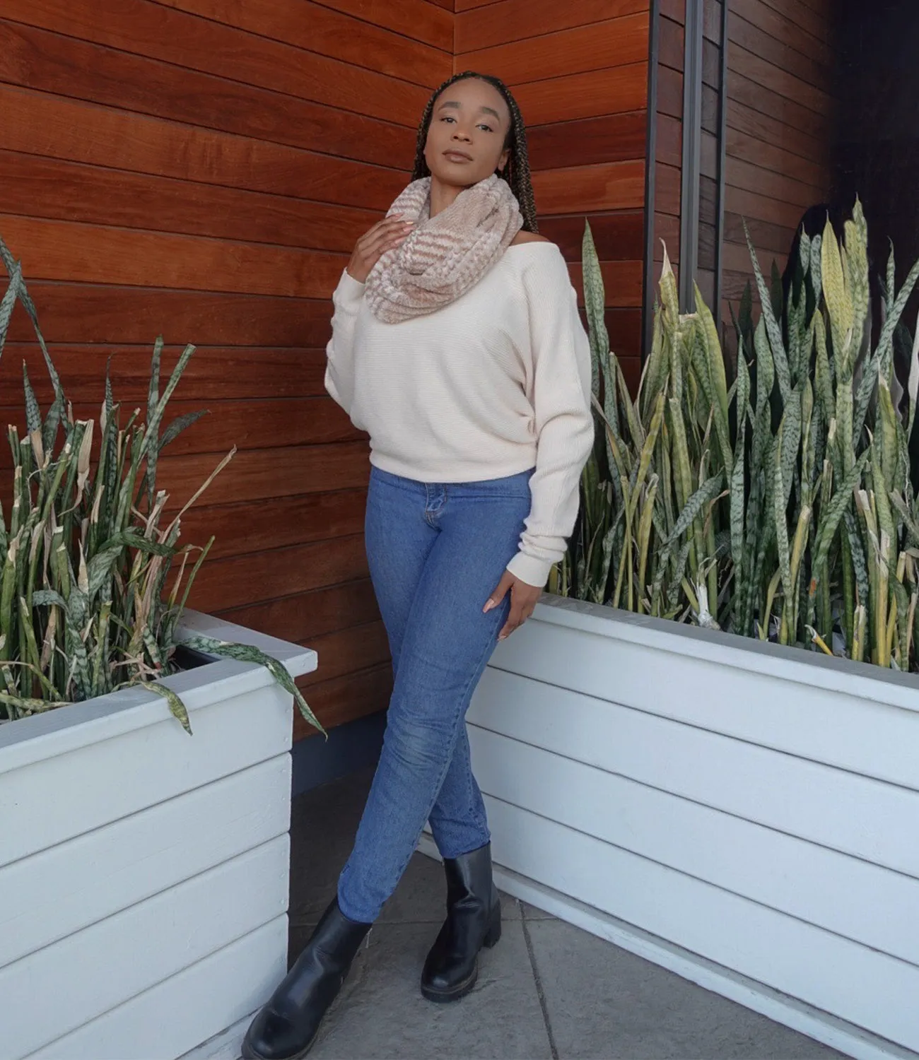 Double Loop Infinity Scarf(Neutral)