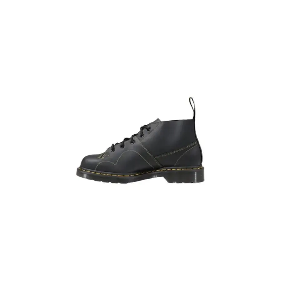 Dr Martens Black Leather Boots for Men