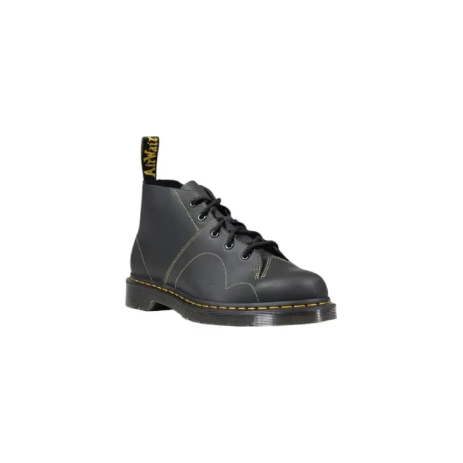 Dr Martens Black Leather Boots for Men