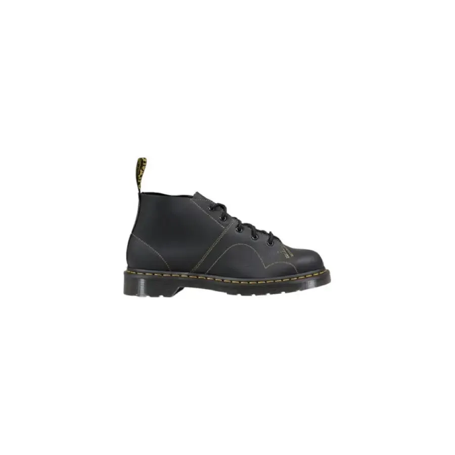 Dr Martens Black Leather Boots for Men