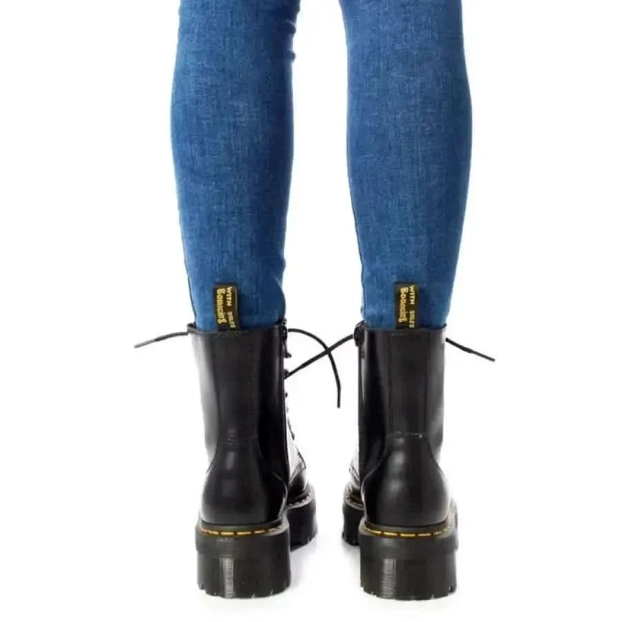 Dr. Martens Women's Black Leather Lace-Up Boots Size 4