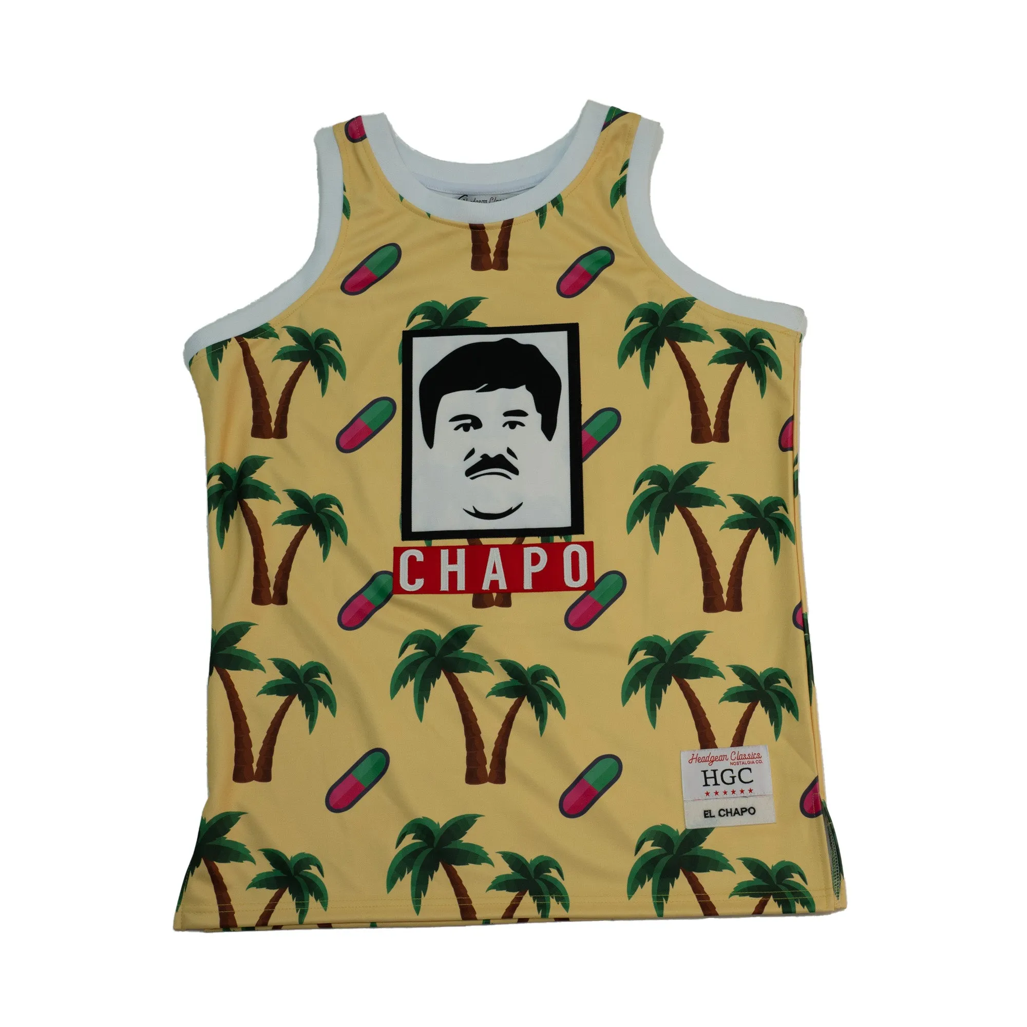 EL CHAPO BASKETBALL JERSEY (TAN)