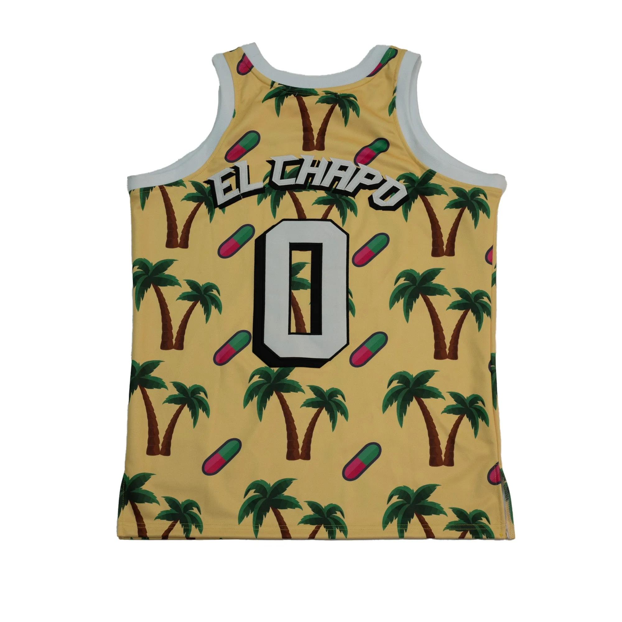 EL CHAPO BASKETBALL JERSEY (TAN)