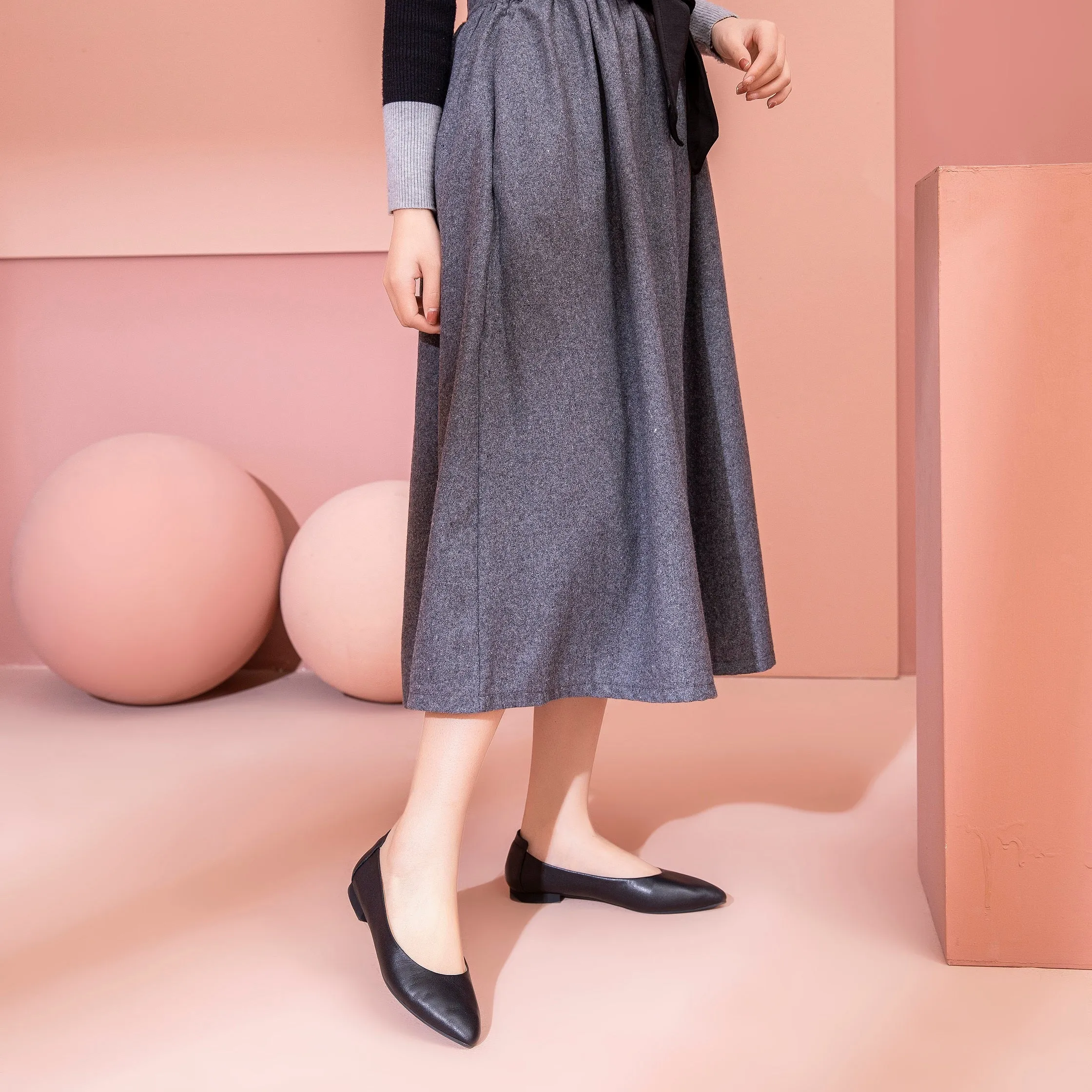 Extremely Soft Flats Shoes, Black