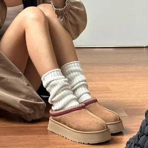 Inka – Short Suede Winter Boots for Women