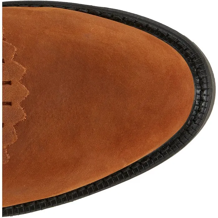 Justin Boots  Men's Conductor Hazel Brown Cowhide Round Toe