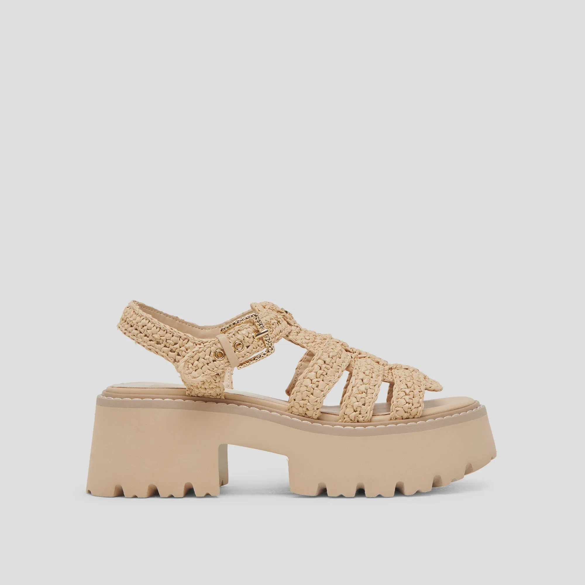 Latice Sandals Natural Knit