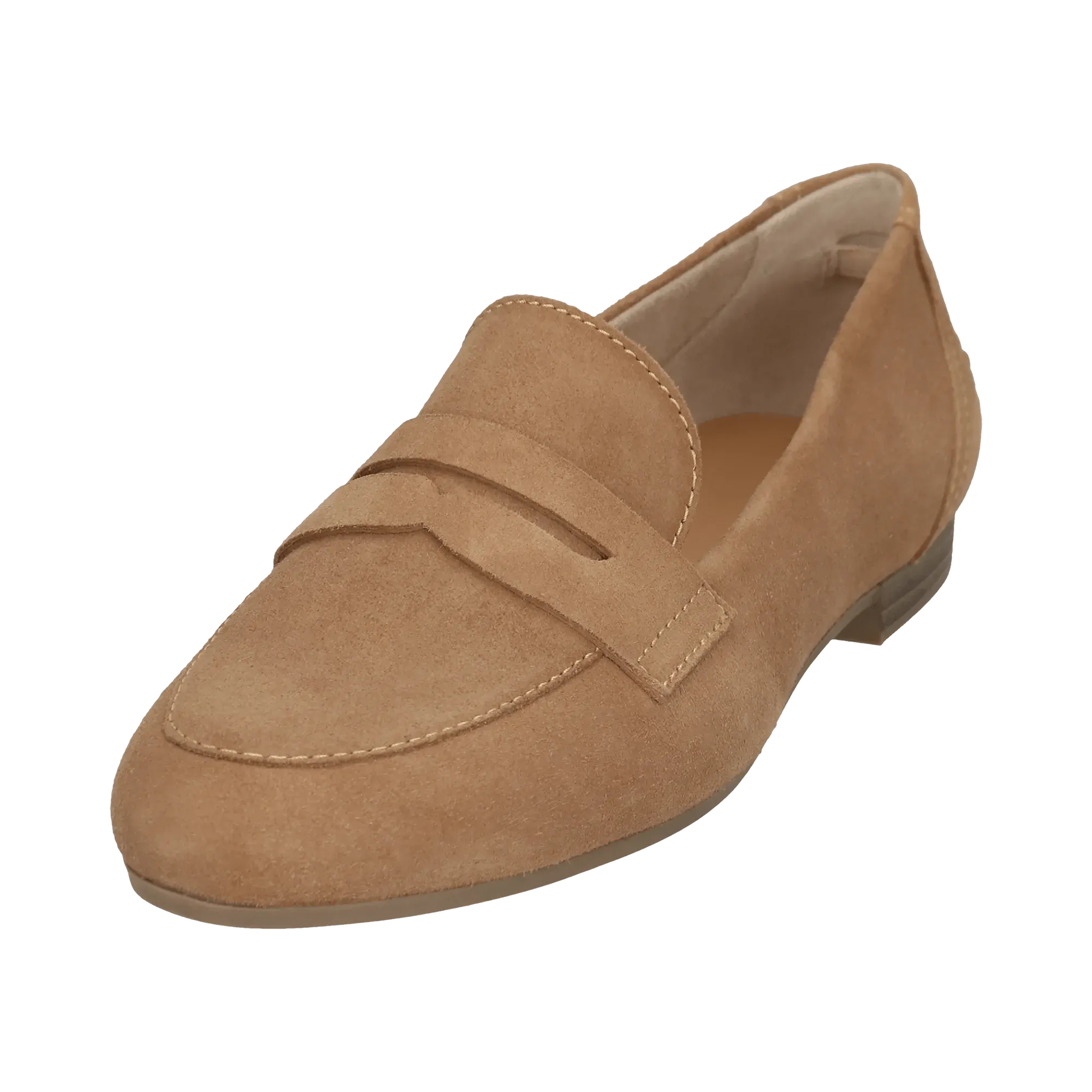 Leder Loafers Sand