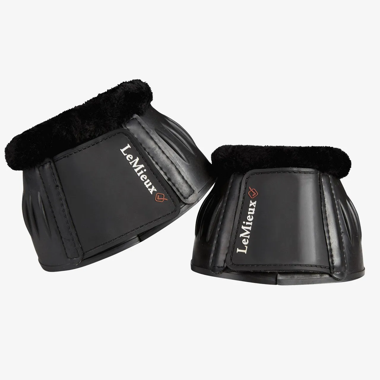 LeMieux Rubber Bell Boots with Fleece