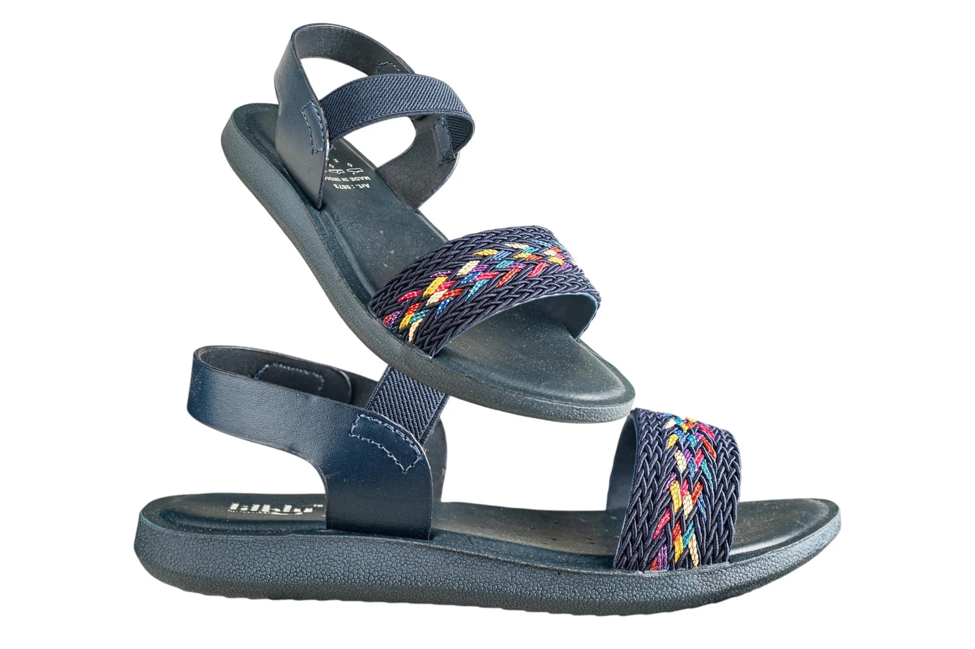 Lilblu Girls Blue Sandal PU (Art 0873)