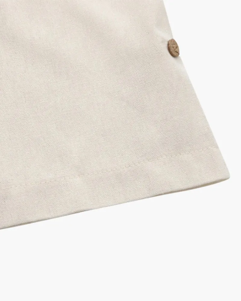 Linen Polo Shirt – Short Sleeve – Lightweight Summer Style