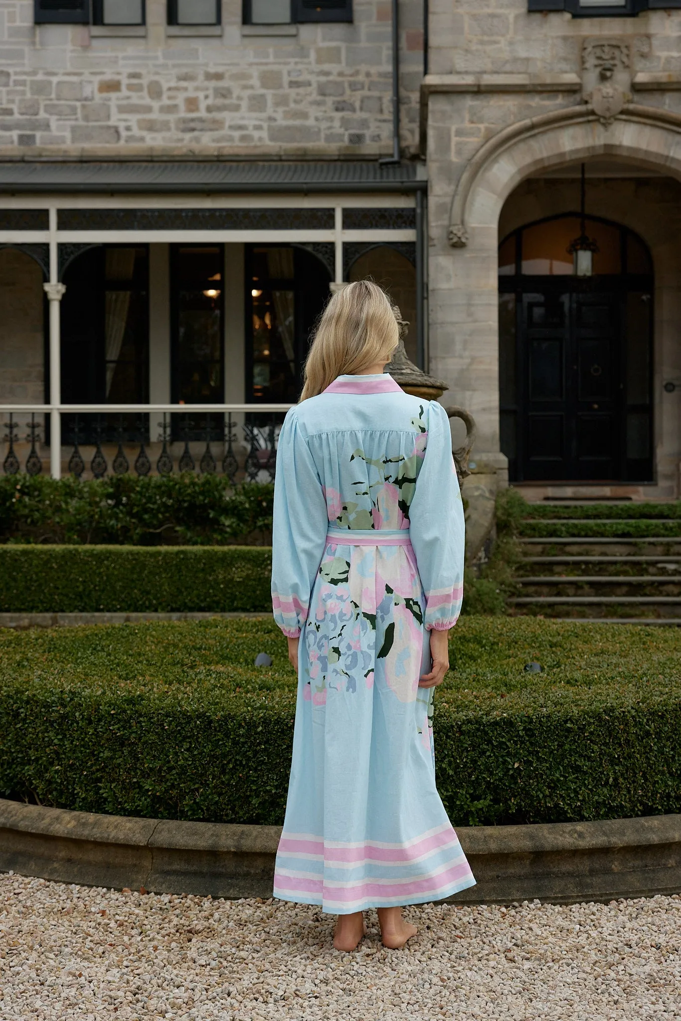 LUCILLE DRESS IN POWDER LE FRUIT