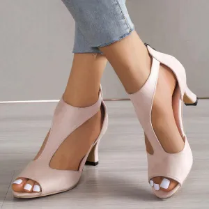 Mason | Orthopedic Cutout Heels – Elegant Supportive Sandals for Women