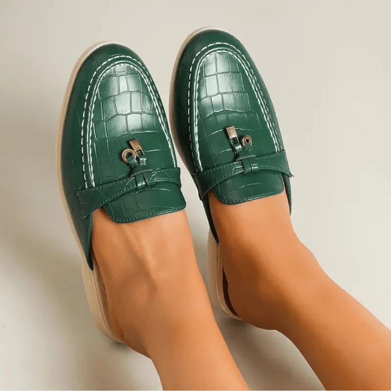 Mason | Women Crocodile Loafers Summer Walk