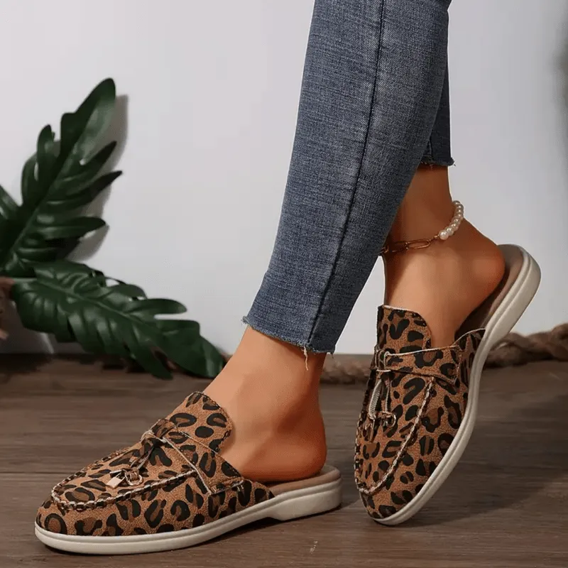Mason | Women’s Summer Leopard Loafers – Summer Slip-On Loafers