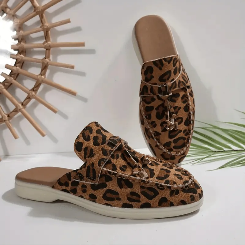 Mason | Women’s Summer Leopard Loafers – Summer Slip-On Loafers