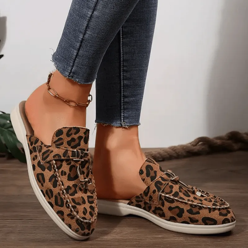 Mason | Women’s Summer Leopard Loafers – Summer Slip-On Loafers