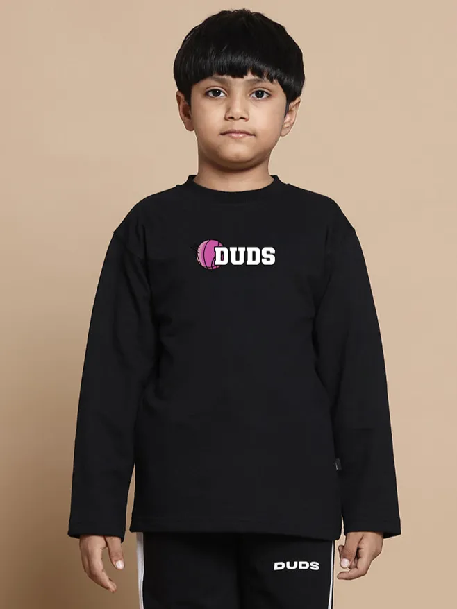 Monster Basketball Over-Sized Sweatshirt For Boys & Girls (Black)