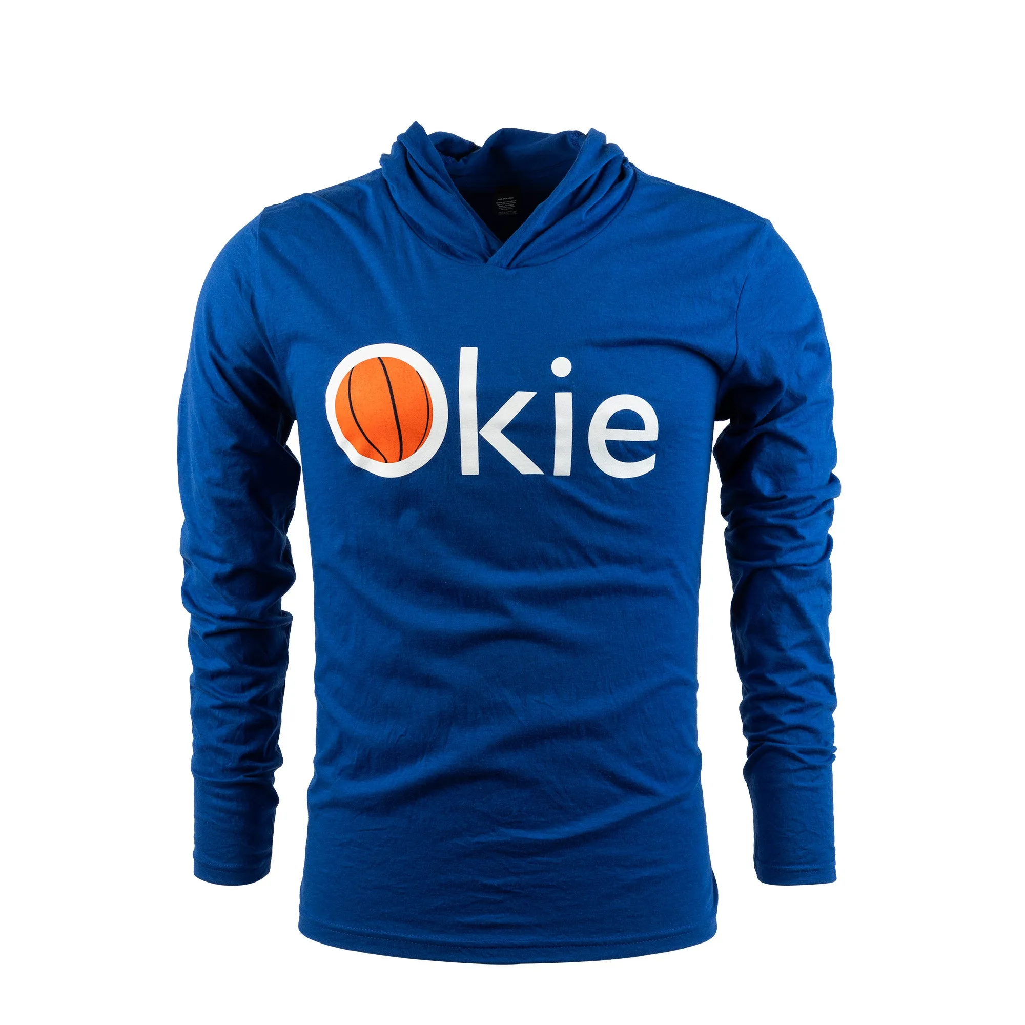 Okie Basketball Long Sleeve Hooded T-Shirt