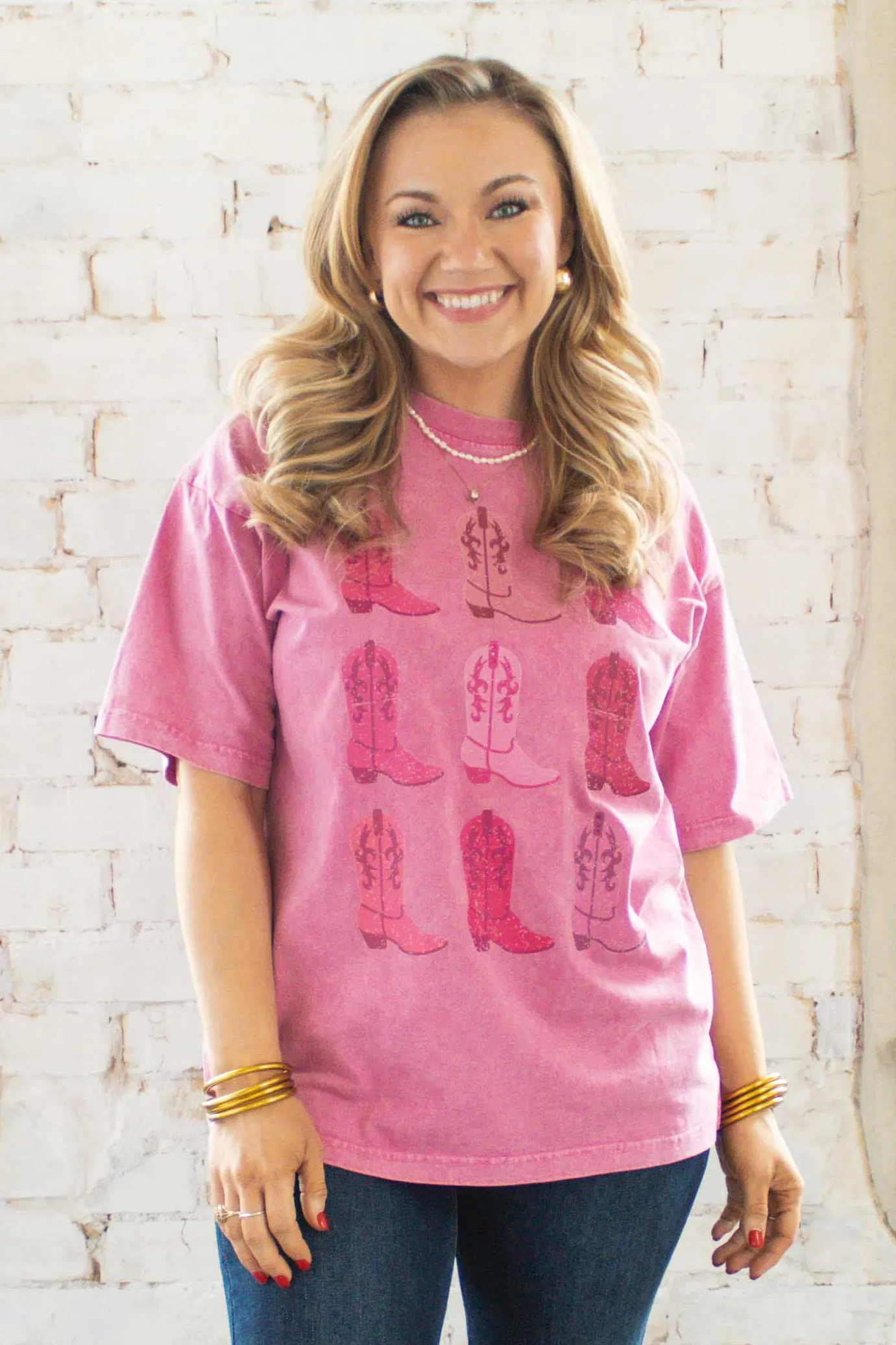 Pink Boots Tee
