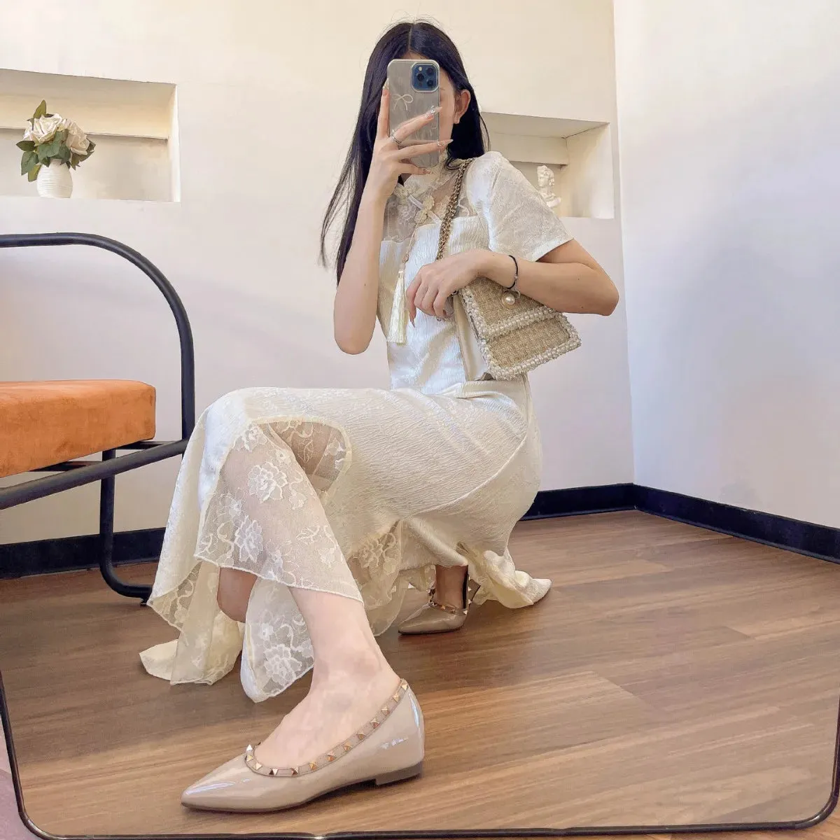 Point Toe Flats Slip-Ons