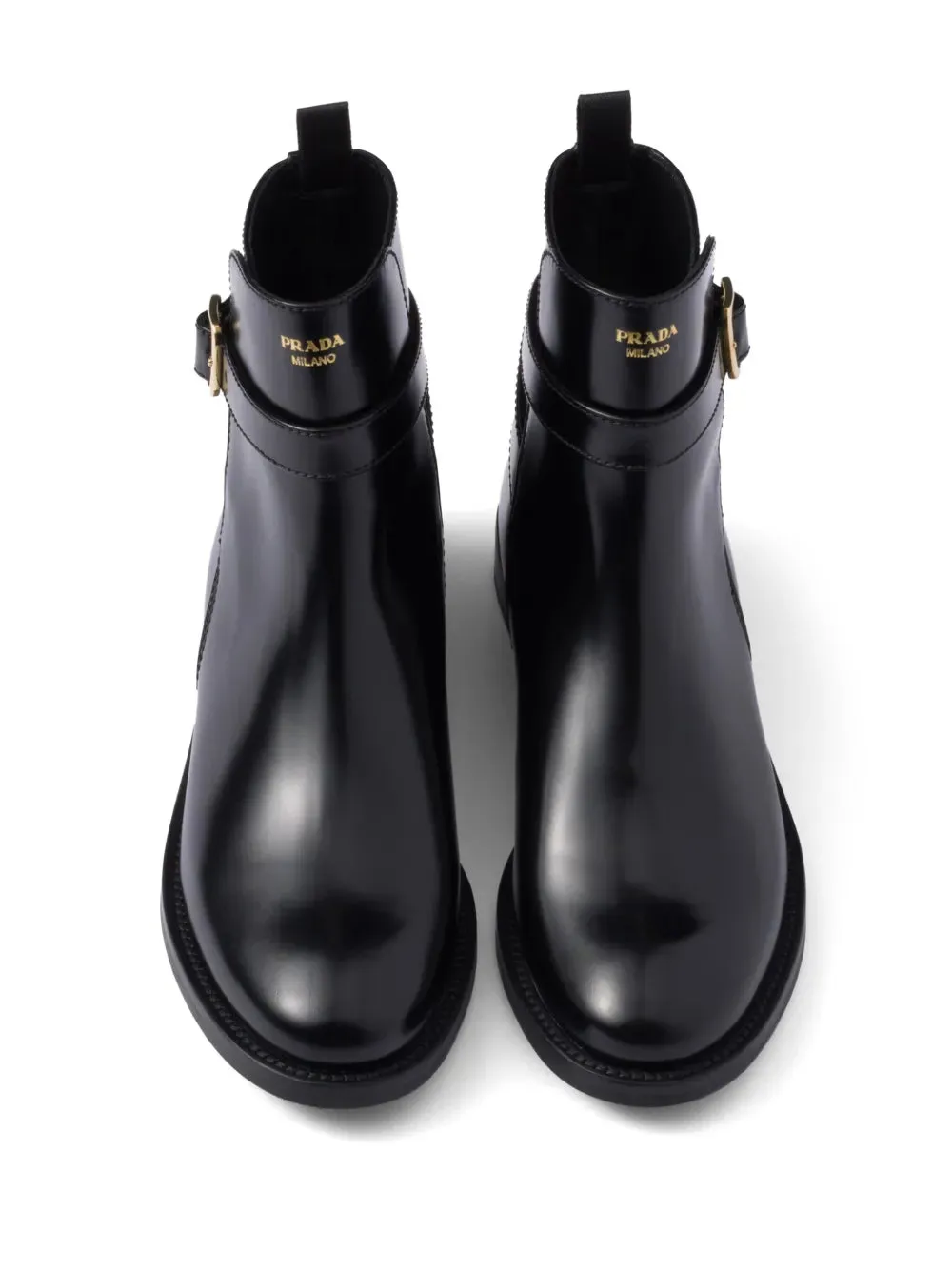 Prada logo-print boots