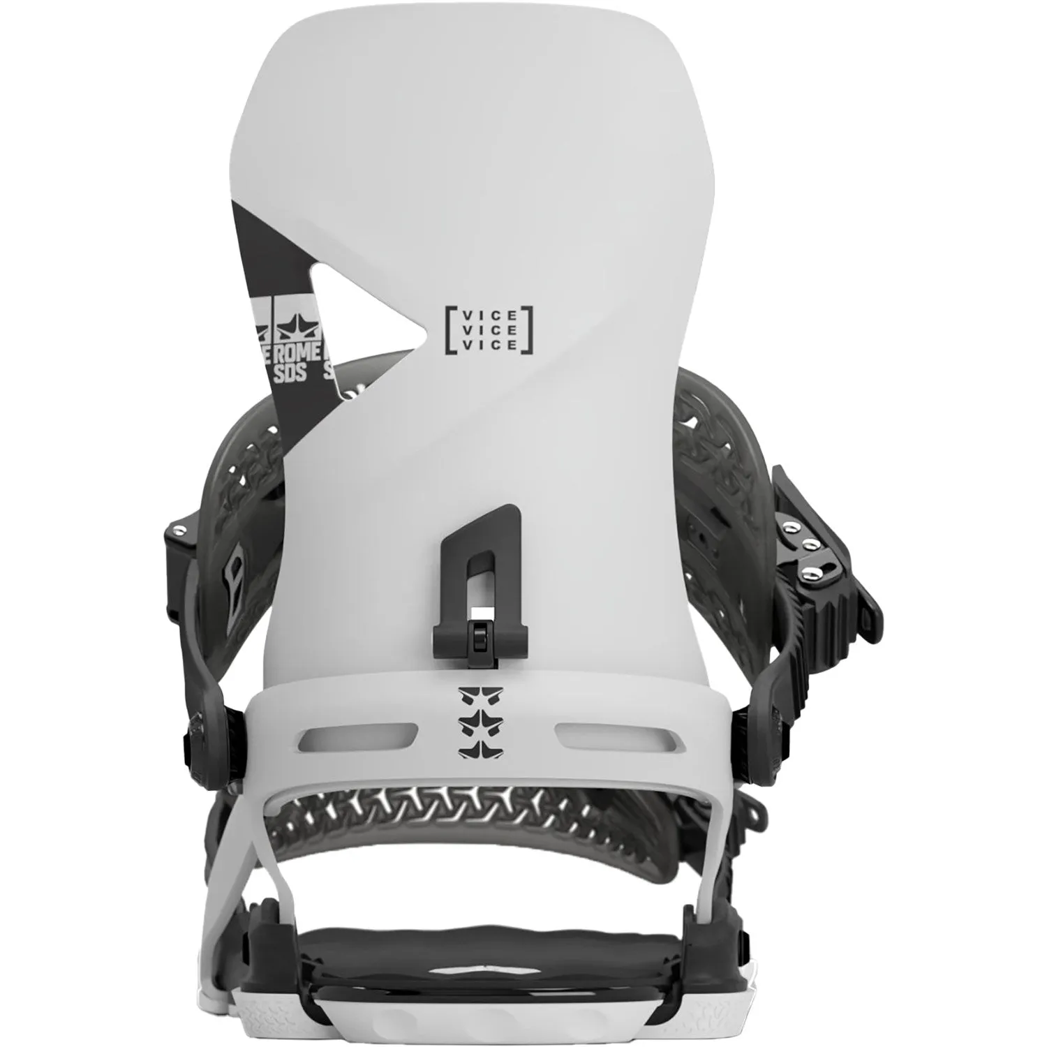 Rome Vice Snowboard Bindings Mens White