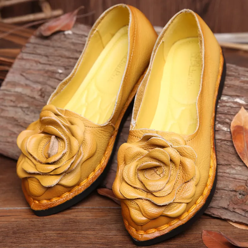 Rose Head Tassel-Accent Joyce Loafers
