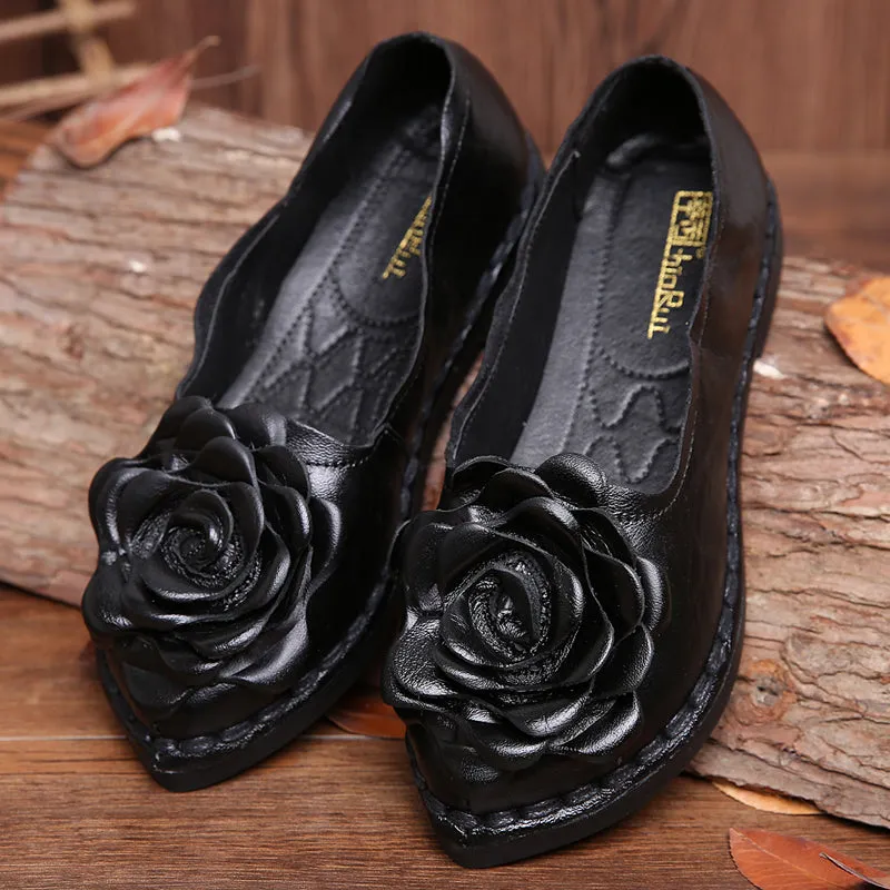 Rose Head Tassel-Accent Joyce Loafers