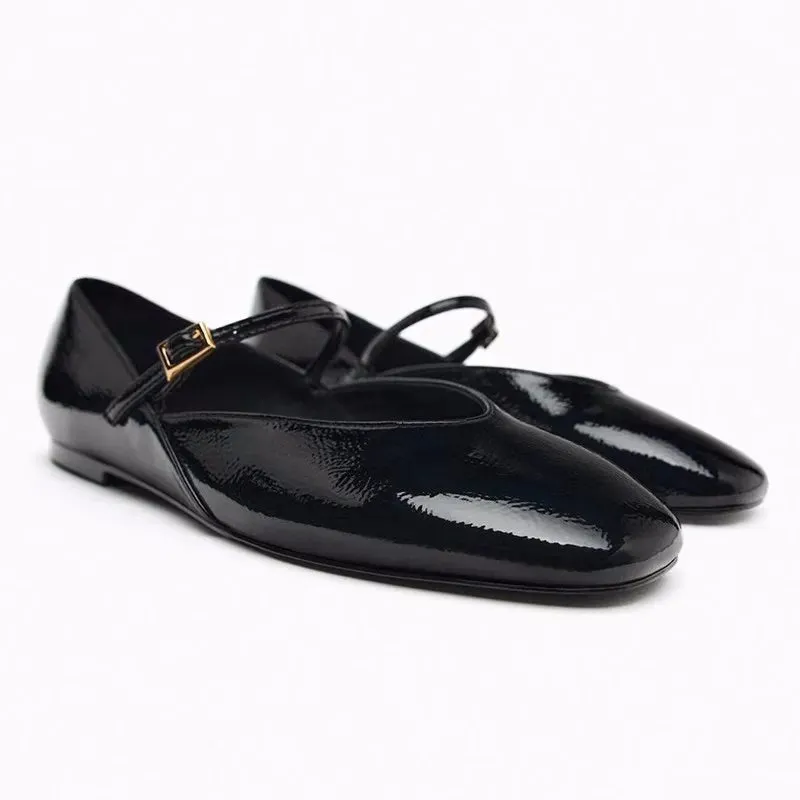 Round Toe Flats Slip-Ons