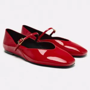 Round Toe Flats Slip-Ons