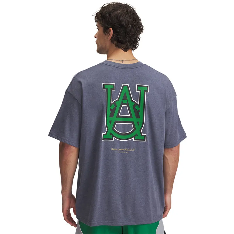 UA Men Heavyweight Hoops Courtside Short Sleeve | 1390191