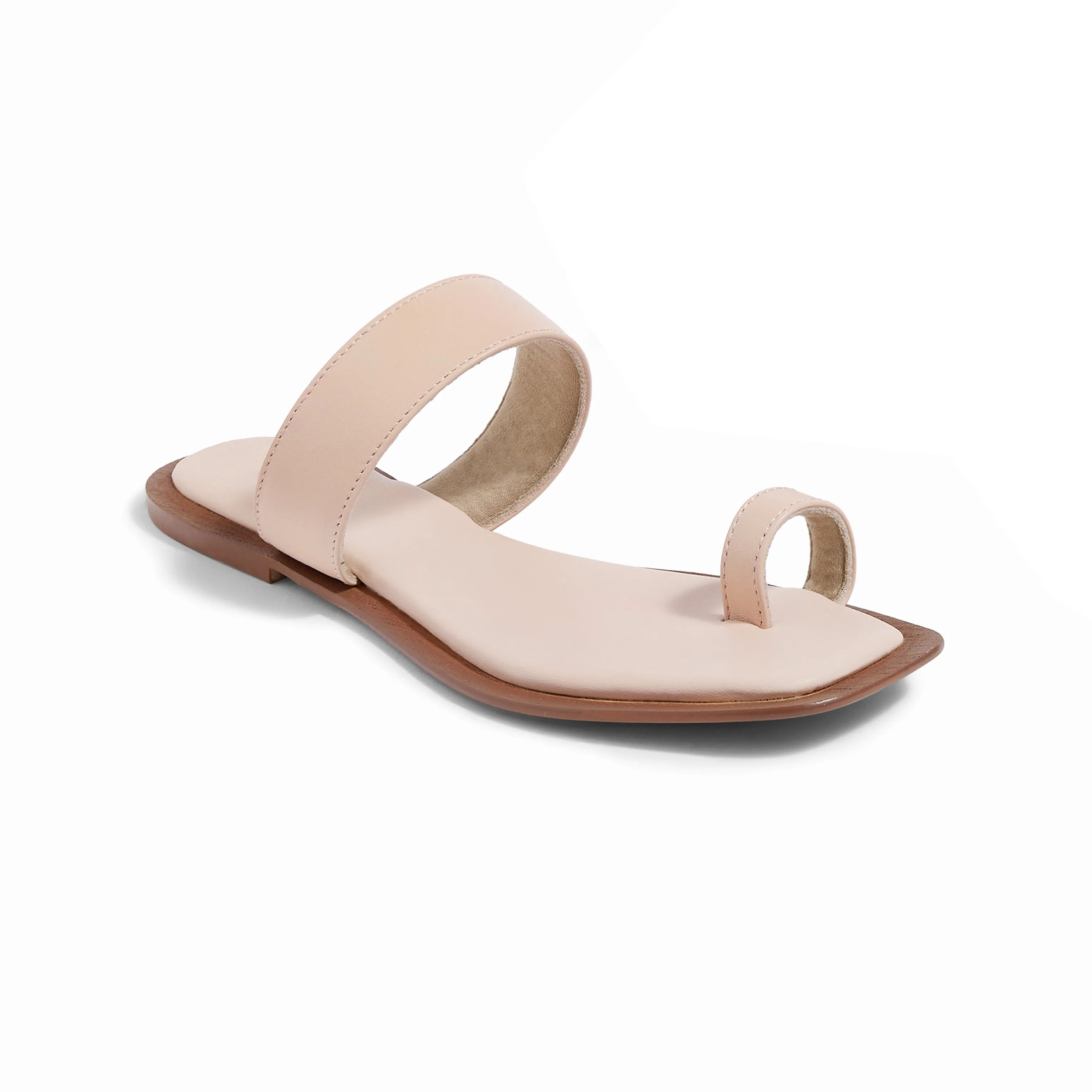 Venice Pink Flat Sandals For Women