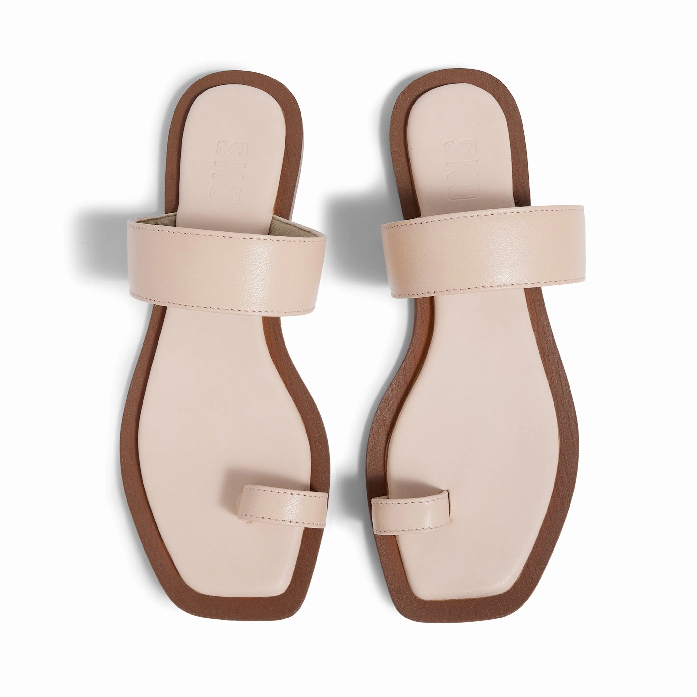 Venice Pink Flat Sandals For Women