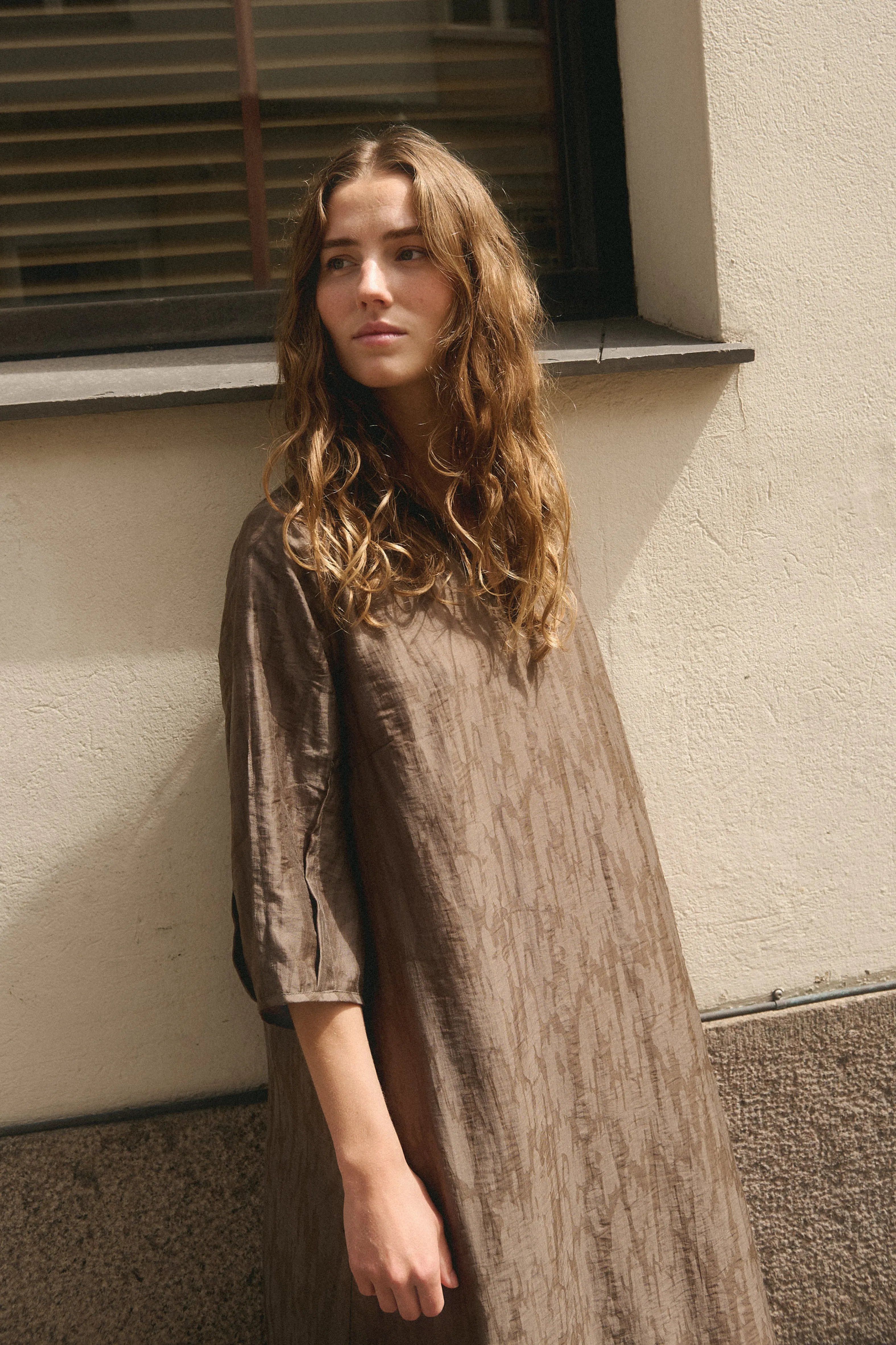 Vipa kjole - Dusty brown