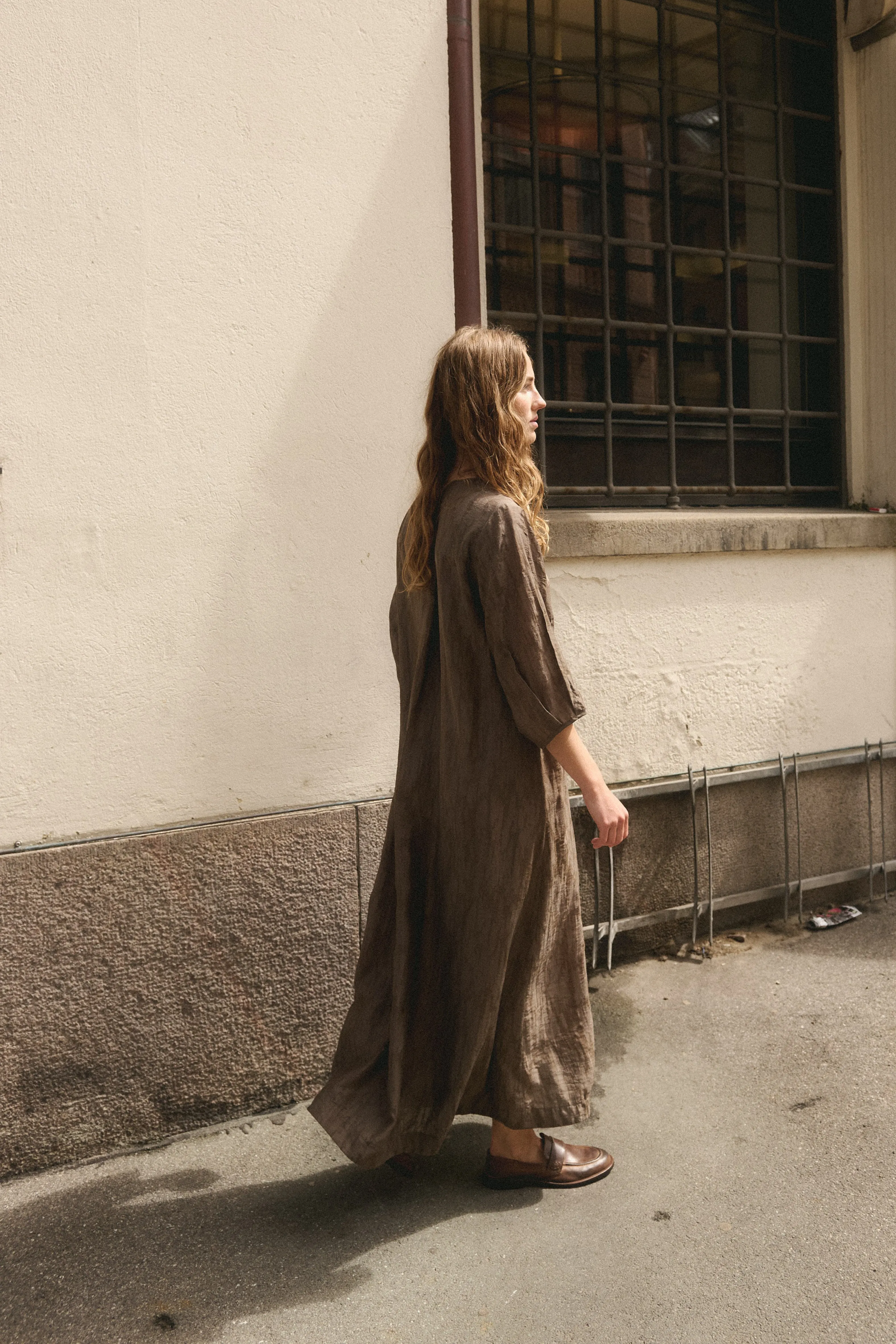 Vipa kjole - Dusty brown