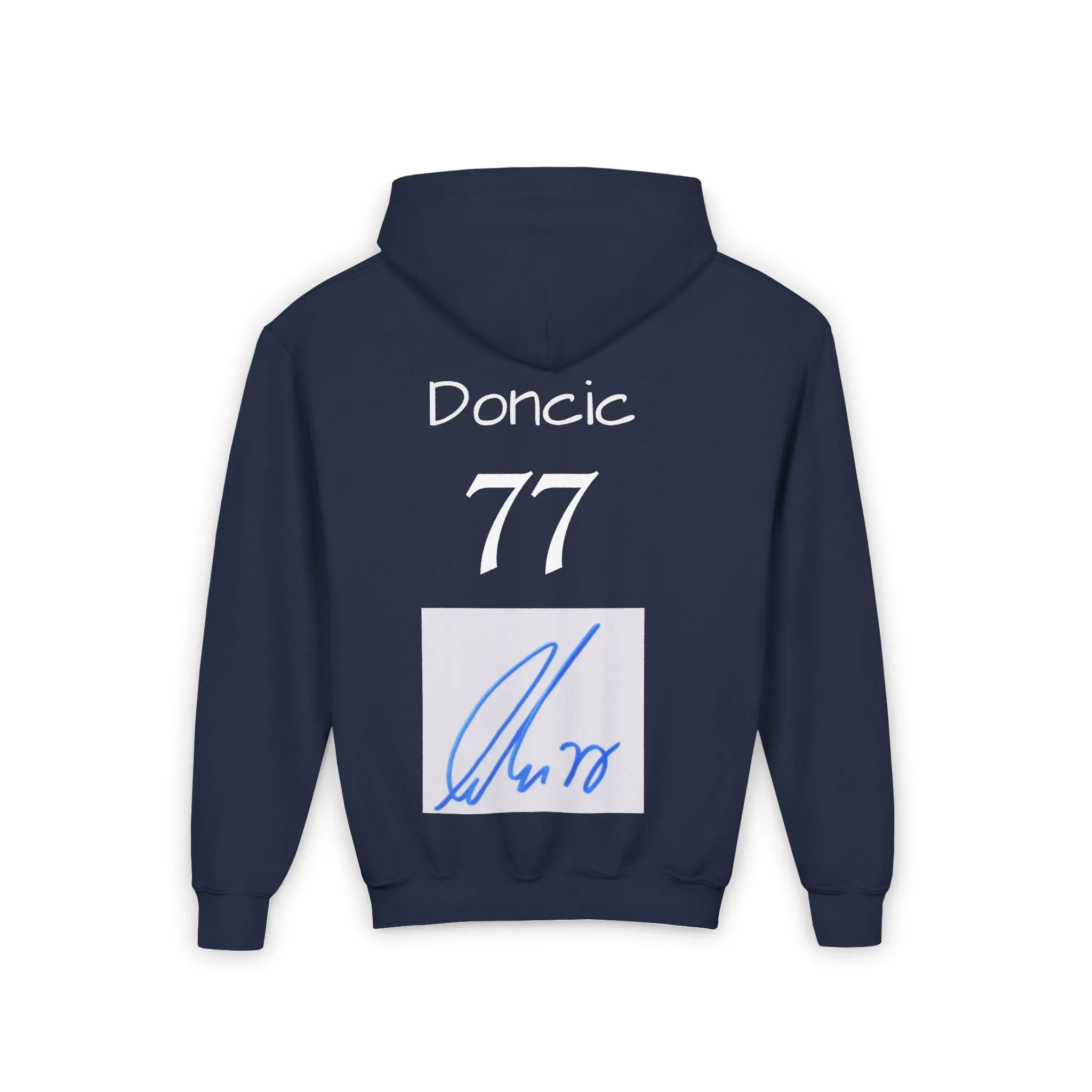 Youth Heavy Blend Hooded Sweatshirt - Jacey Apparel Basketball Hoodie with Luka Doncic